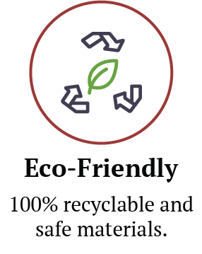 Eco-Friendly Recyclable and Safe Materials Candles