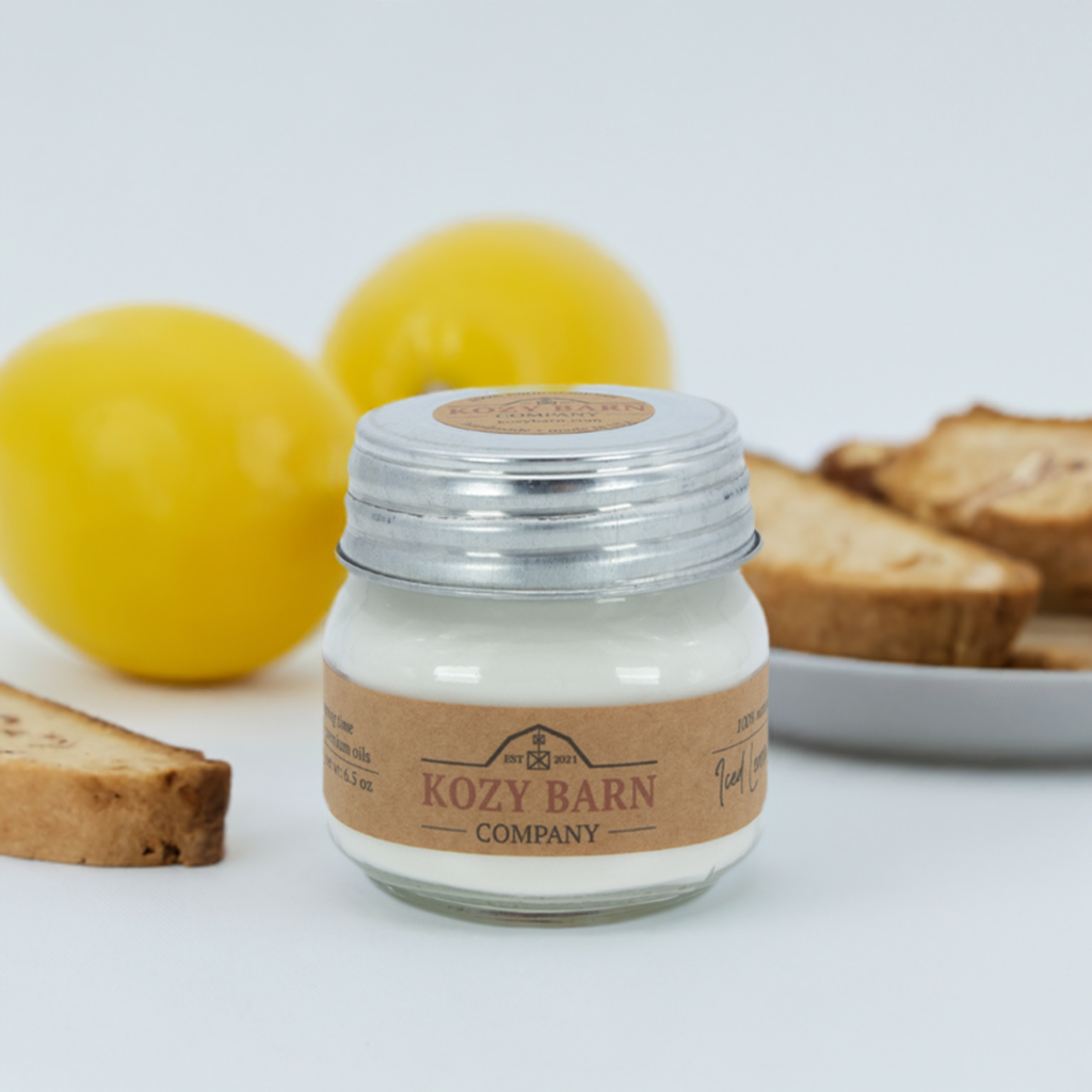 Iced Lemon Biscotti Soy Candle