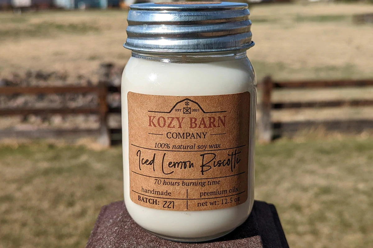 Natural Soy Eco-Friendly Toxic Free Handmade Mason Jar Candles