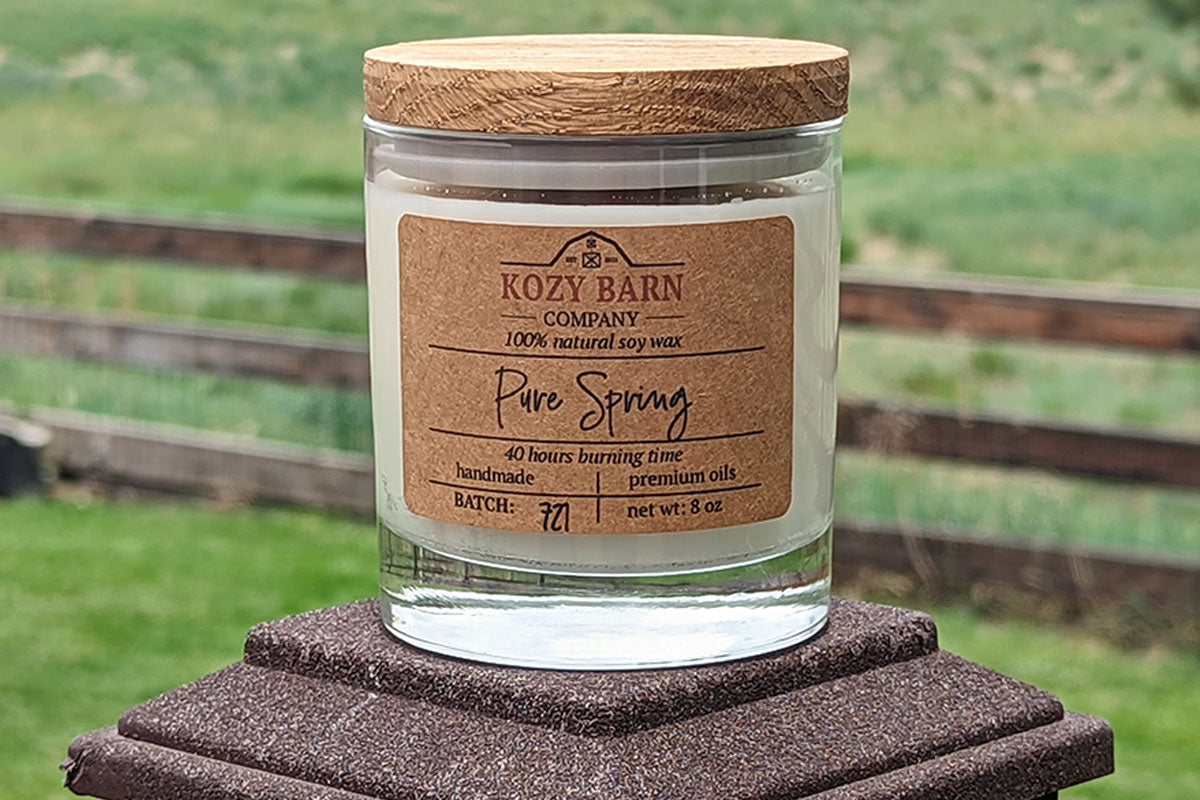 Natural Soy Pure Spring Candle