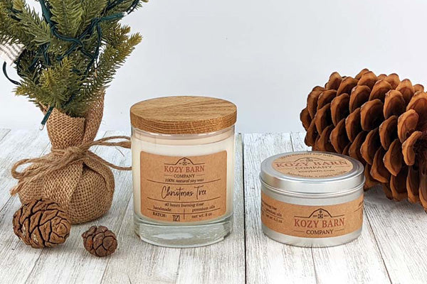 Natural Soy Christmas Tree Candle