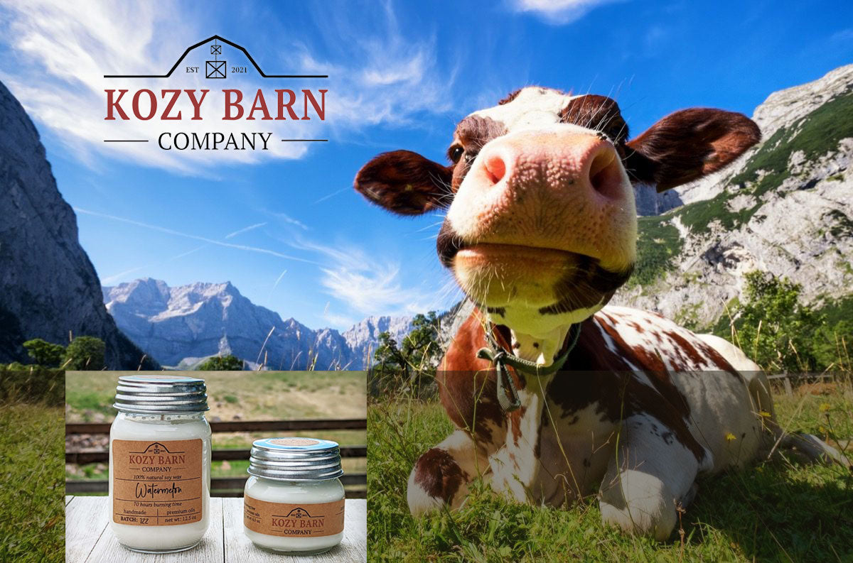 Kozy Barn Company Eco-Friendly Non-Toxic Candles